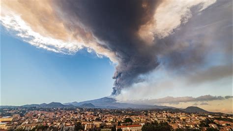 Mount Etna volcano erupts, raining ash on Catania, forcing shutdown of local airport